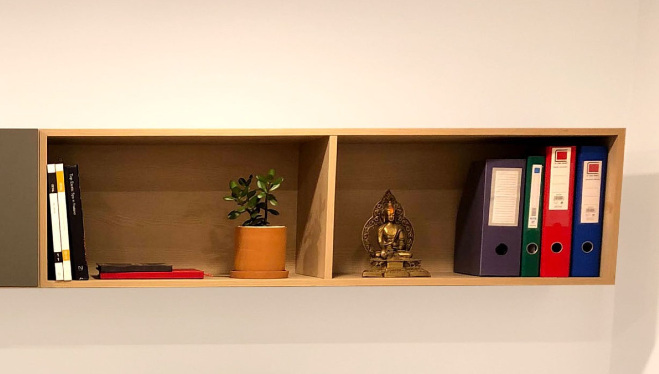 Open cabinet